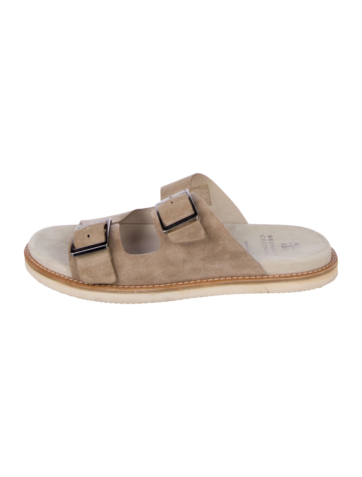 Brunello Cucinelli Leather Slides