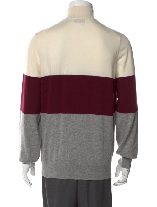 Brunello Cucinelli Cashmere Colorblock Pattern Cardigan