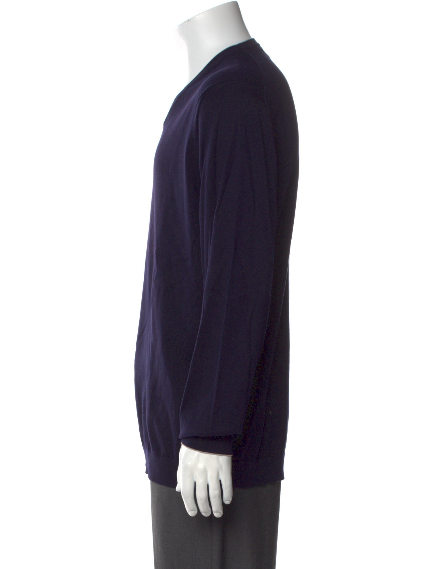 Brunello Cucinelli V-Neck Long Sleeve Pullover