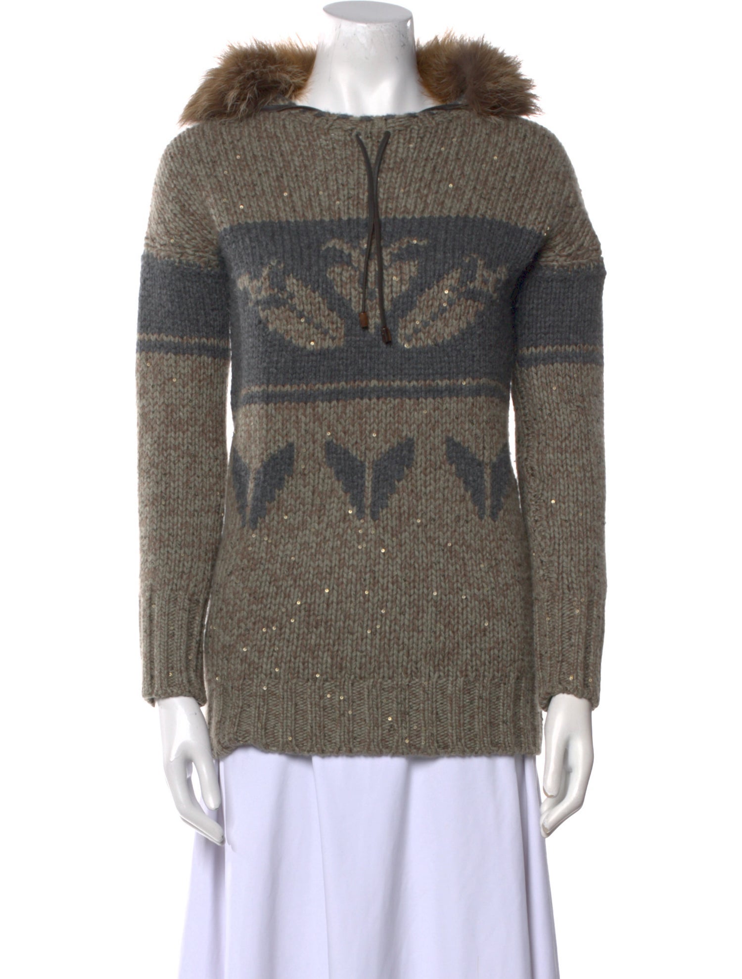 Brunello Cucinelli Cashmere Printed Sweater