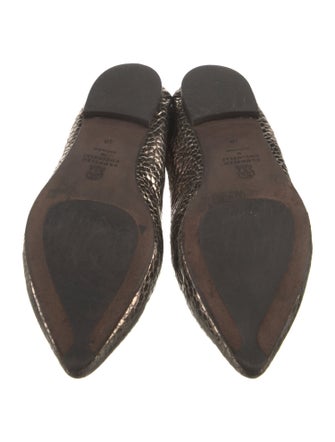 Brunello Cucinelli Monili Leather Loafers