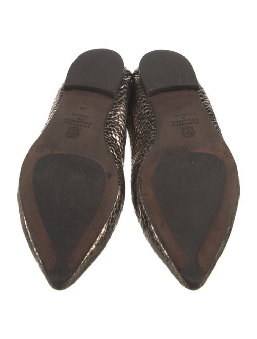 Brunello Cucinelli Monili Leather Loafers