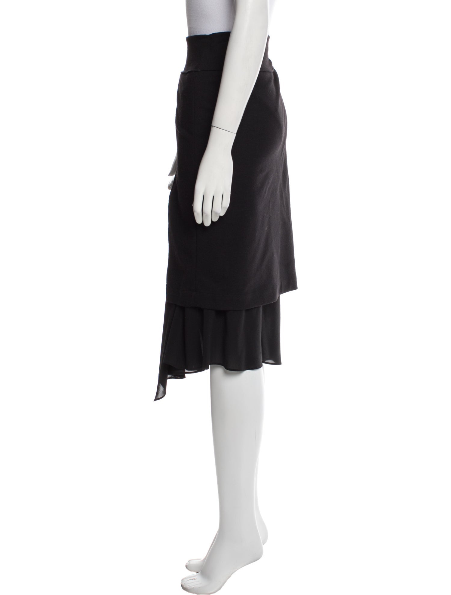Brunello Cucinelli Virgin Wool Knee-Length Skirt