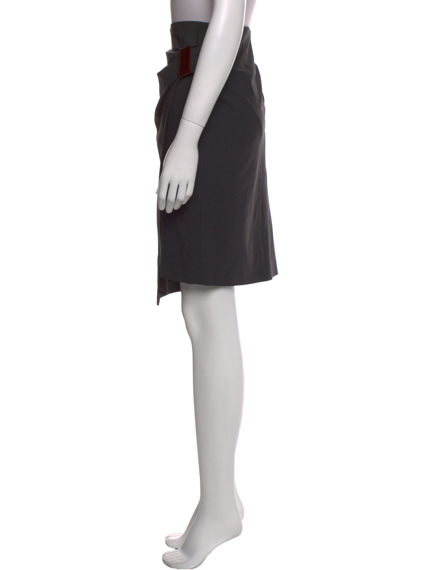 Brunello Cucinelli Virgin Wool Knee-Length Skirt