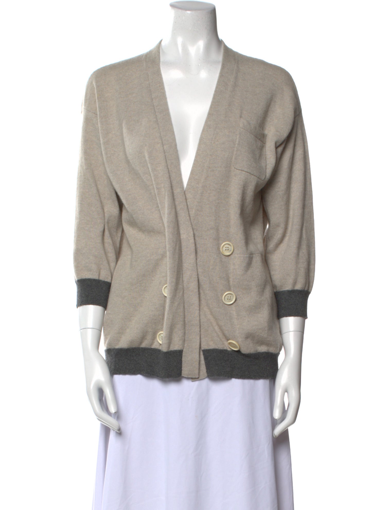 Brunello Cucinelli Cashmere V-Neck Sweater