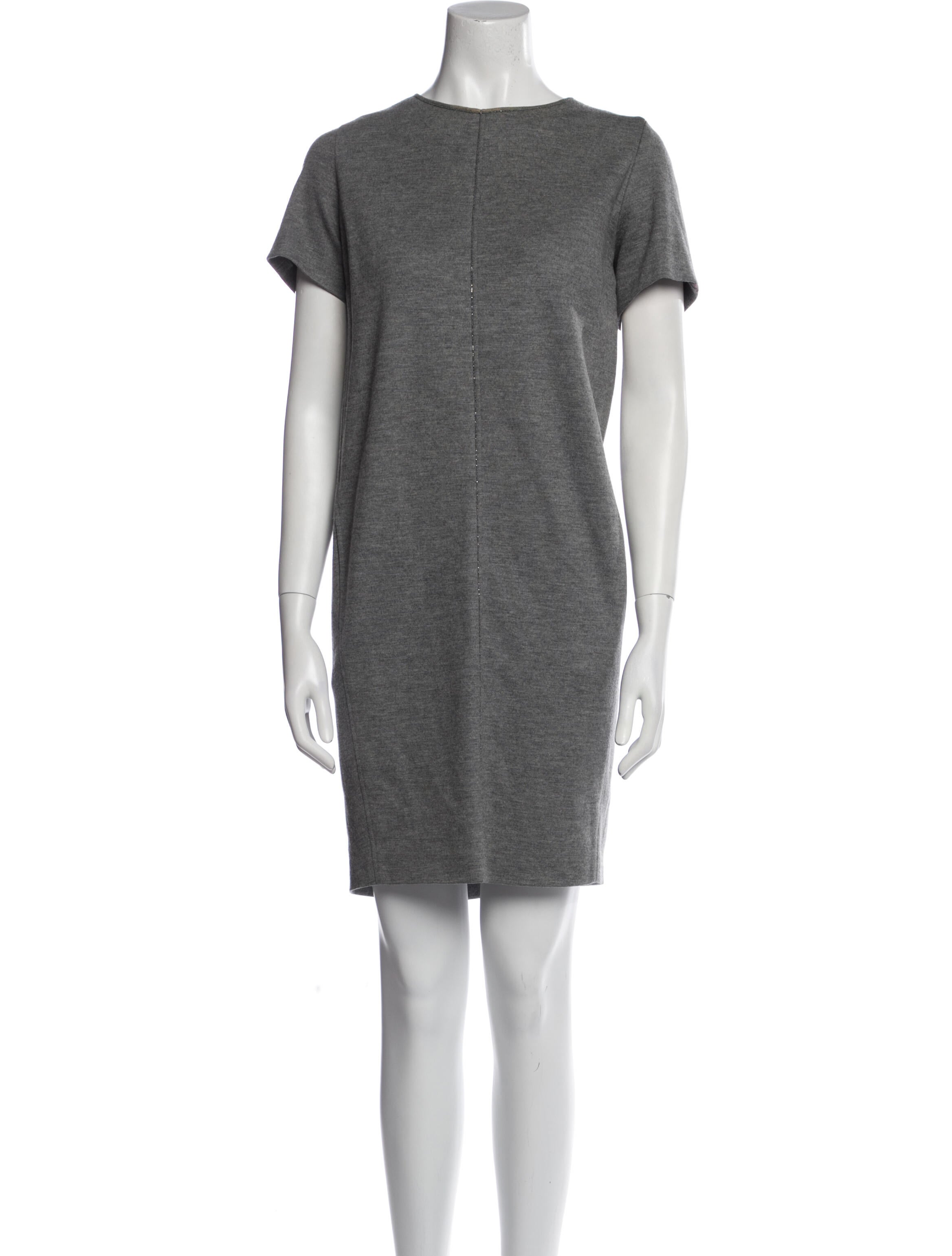 Brunello Cucinelli Virgin Wool Mini Dress