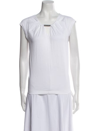 Brunello Cucinelli V-Neck Sleeveless Top