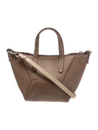 Brunello Cucinelli Leather Top Handle Bag