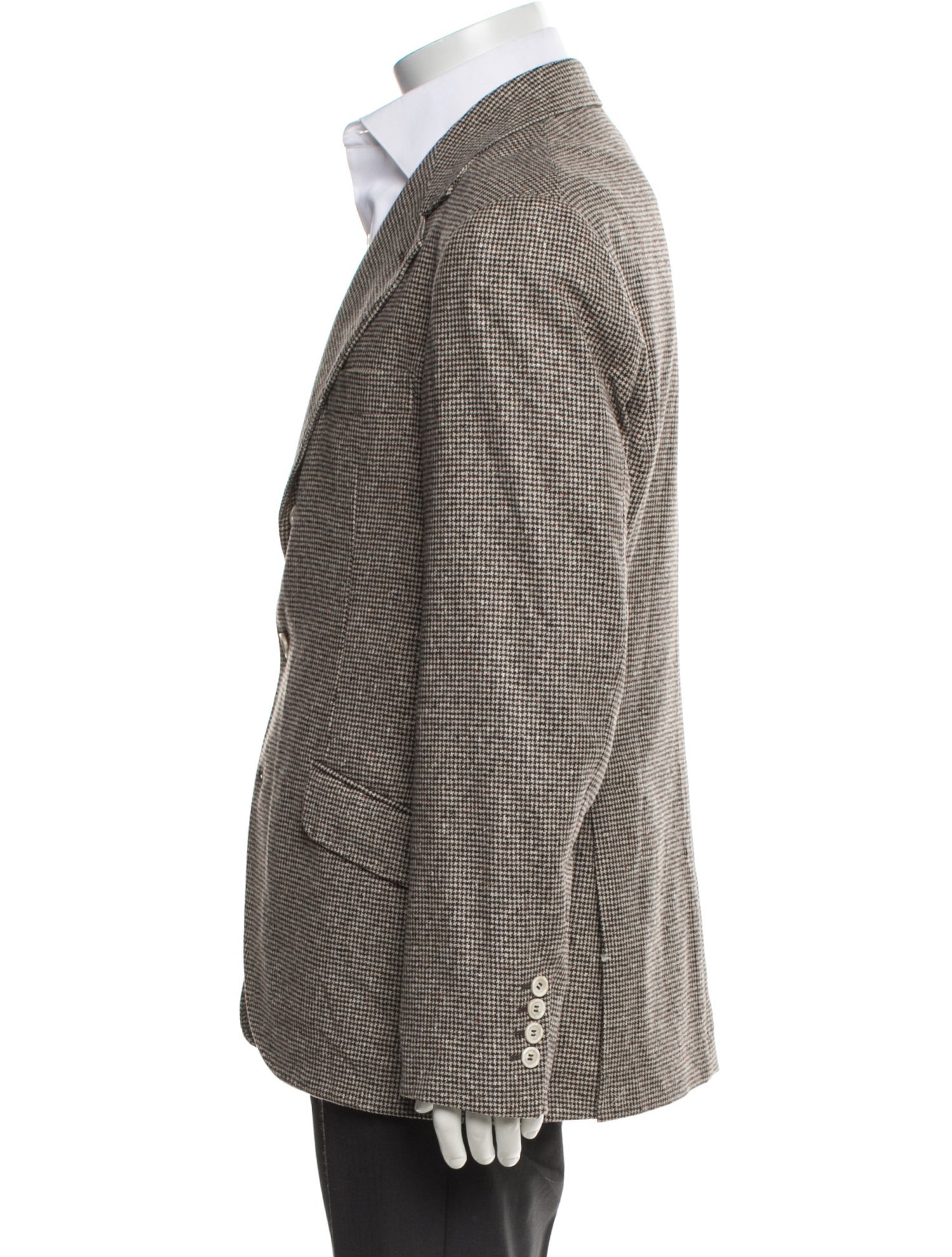 Brunello Cucinelli Houndstooth Print Blazer