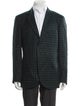 Brunello Cucinelli Linen Plaid Print Blazer