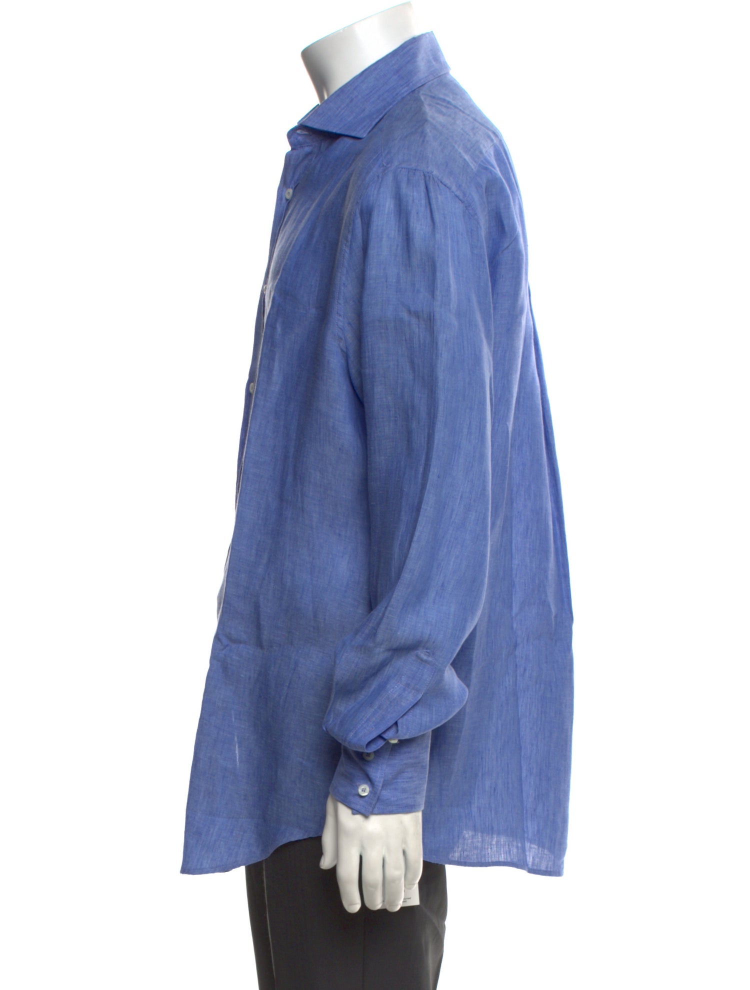 Brunello Cucinelli Linen Long Sleeve Dress Shirt