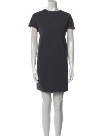 Brunello Cucinelli Crew Neck Mini Dress
