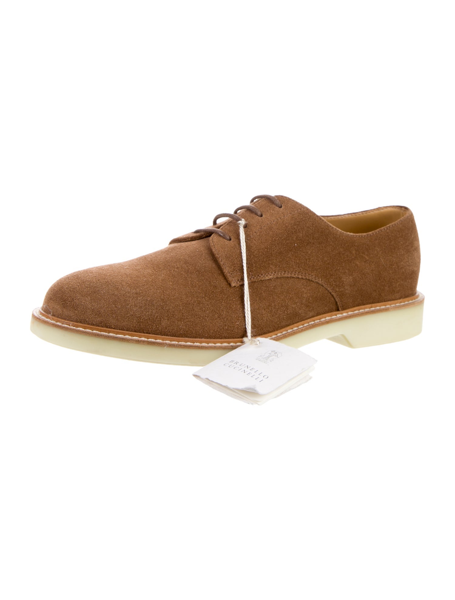 Brunello Cucinelli Suede Derby Shoes