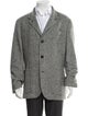 Brunello Cucinelli Cashmere Tweed Pattern Peacoat