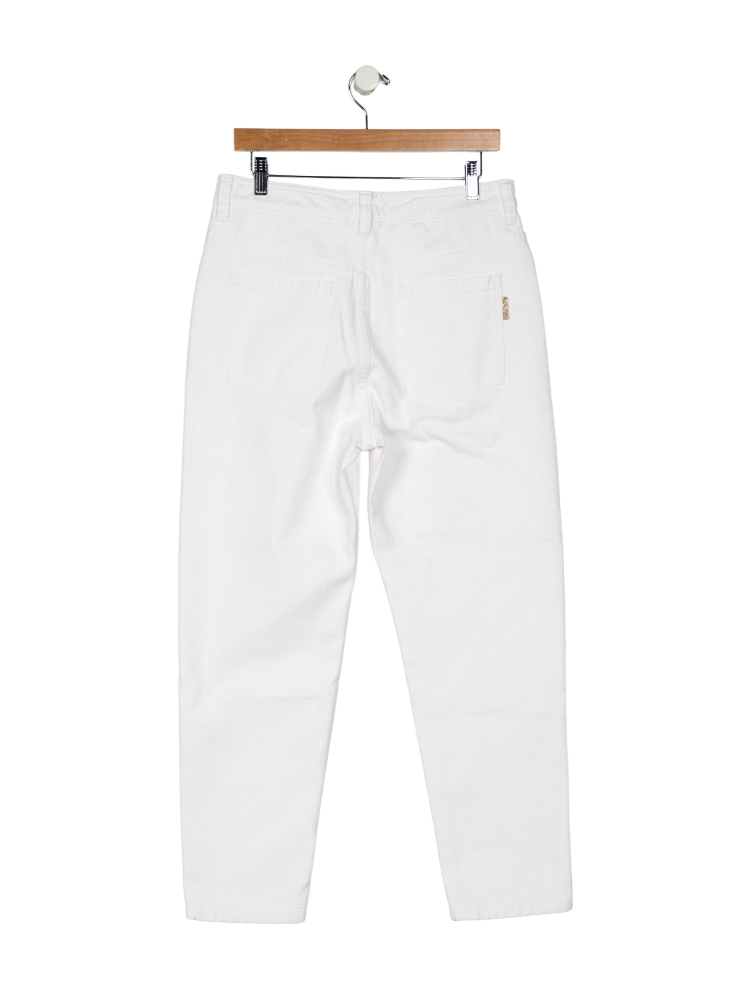 Brunello Cucinelli High-Rise Straight Leg Jeans