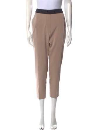 Brunello Cucinelli Silk Skinny Leg Pants