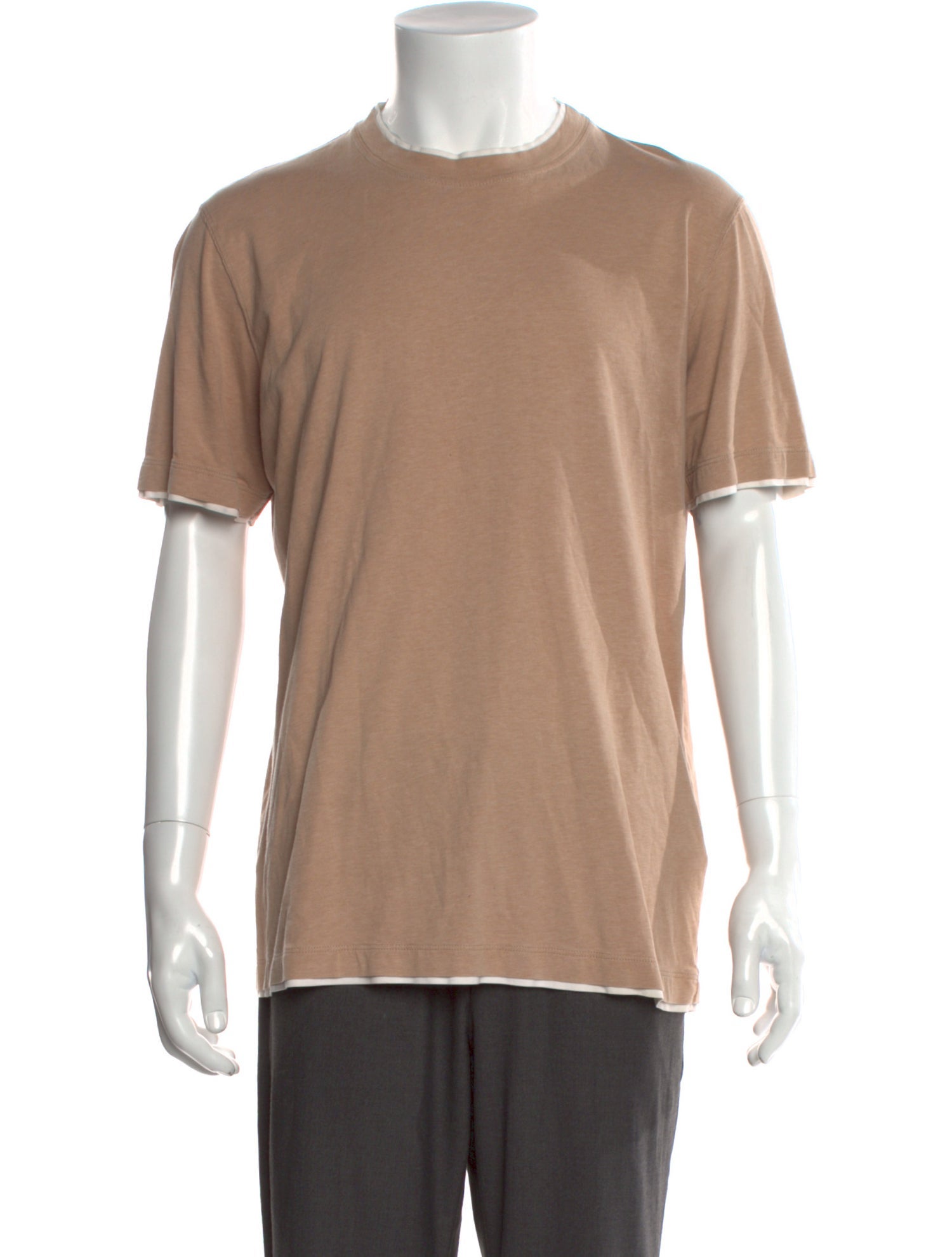 Brunello Cucinelli Crew Neck Short Sleeve T-Shirt