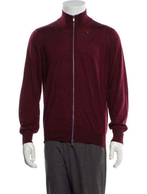 Brunello Cucinelli Virgin Wool Turtleneck Cardigan