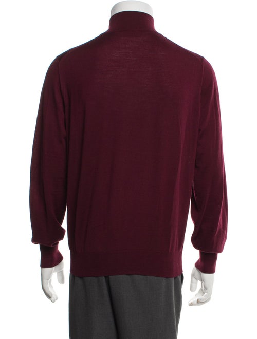 Brunello Cucinelli Virgin Wool Turtleneck Cardigan