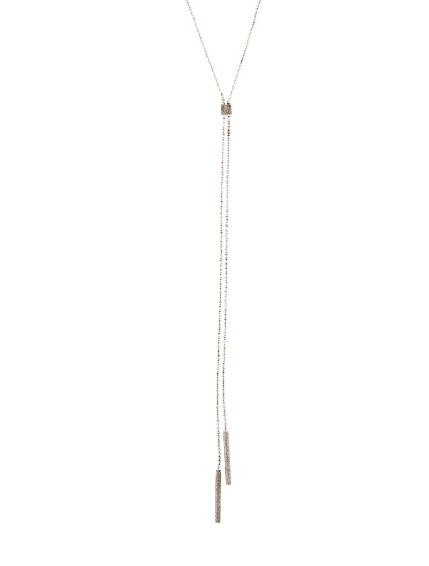 Brunello Cucinelli Beaded Lariat Necklace