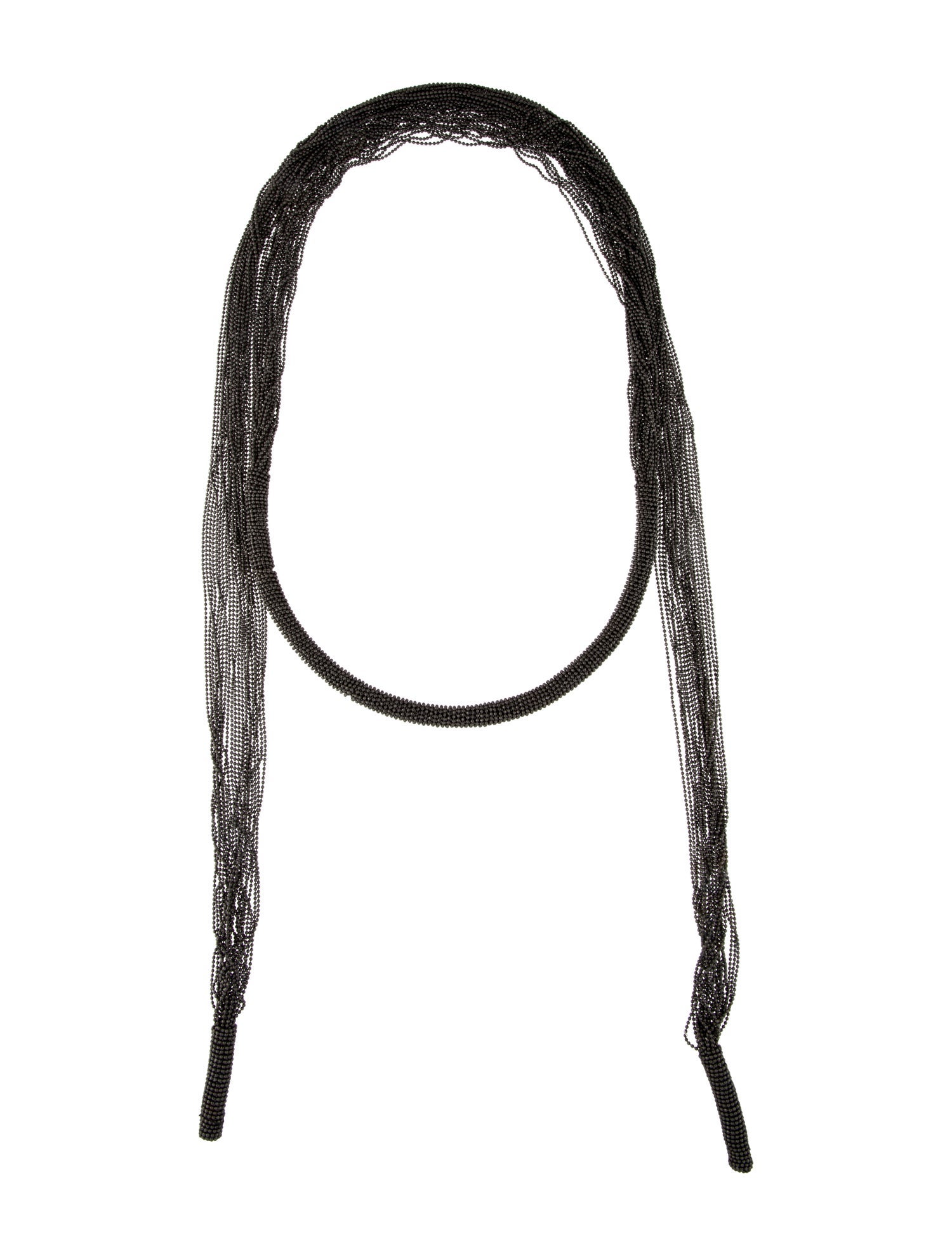 Brunello Cucinelli Monili Bead Lariat Necklace