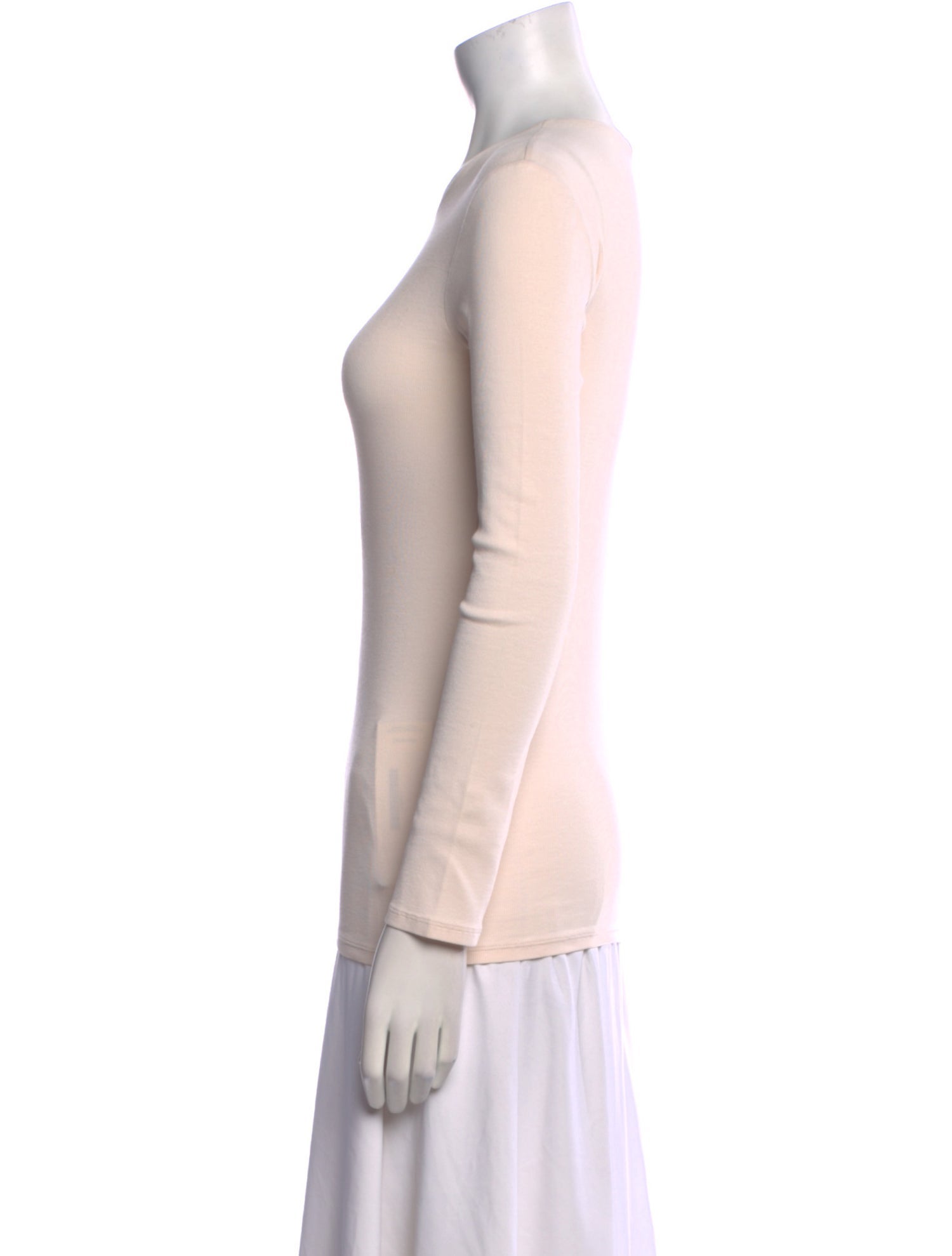 Brunello Cucinelli Crew Neck Long Sleeve Top
