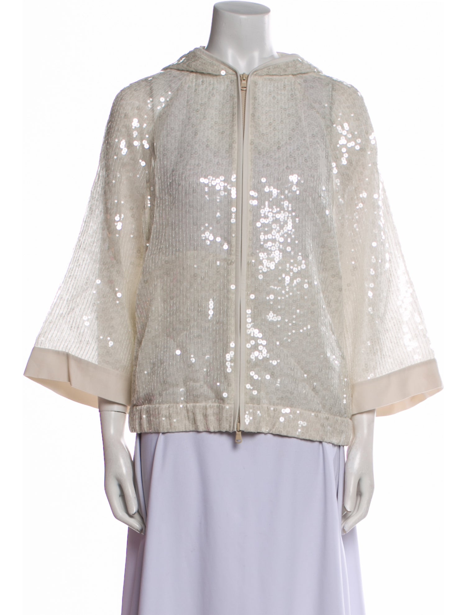 Brunello Cucinelli Silk Patterned Jacket