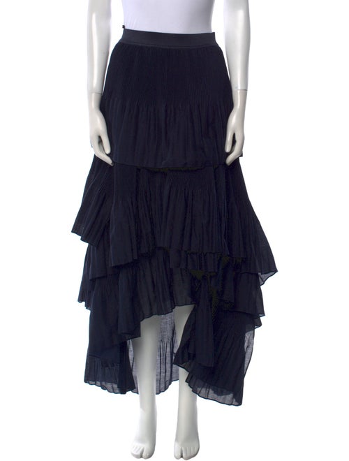 Brunello Cucinelli Ruffle Embellishment Midi Length Skirt