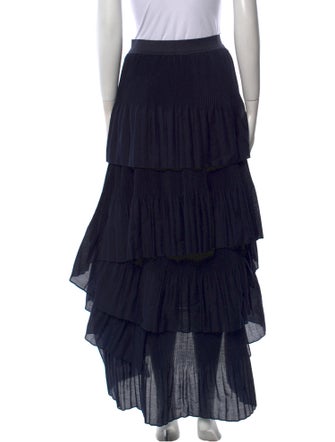 Brunello Cucinelli Ruffle Embellishment Midi Length Skirt