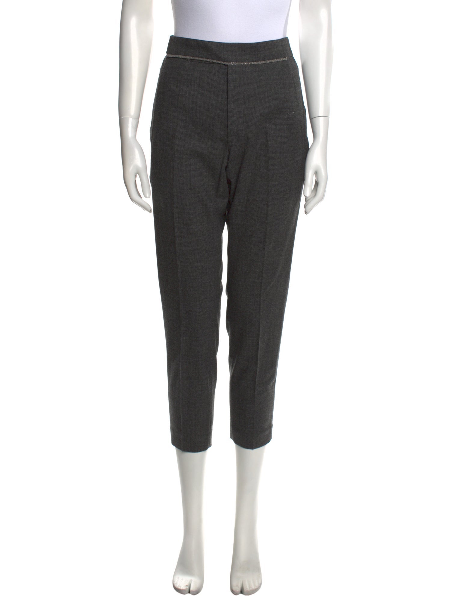 Brunello Cucinelli Virgin Wool Skinny Leg Pants