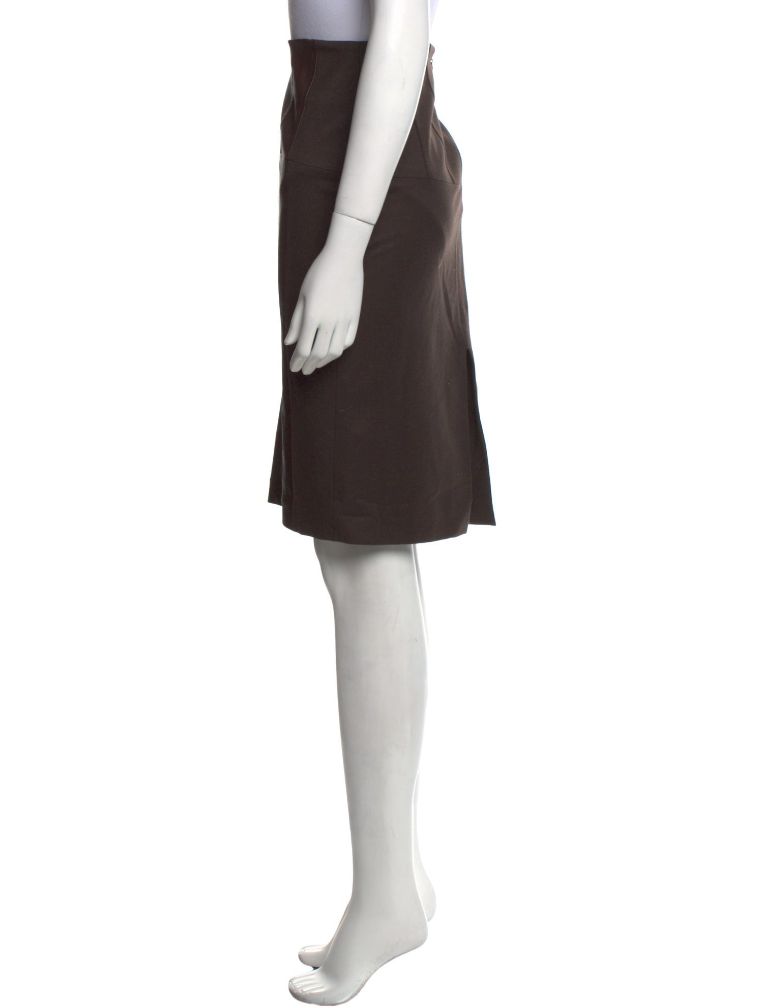 Brunello Cucinelli Virgin Wool Knee-Length Skirt