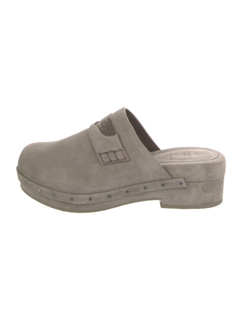 Brunello Cucinelli Monili Suede Mules