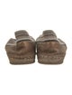 Brunello Cucinelli Leather Printed Espadrilles