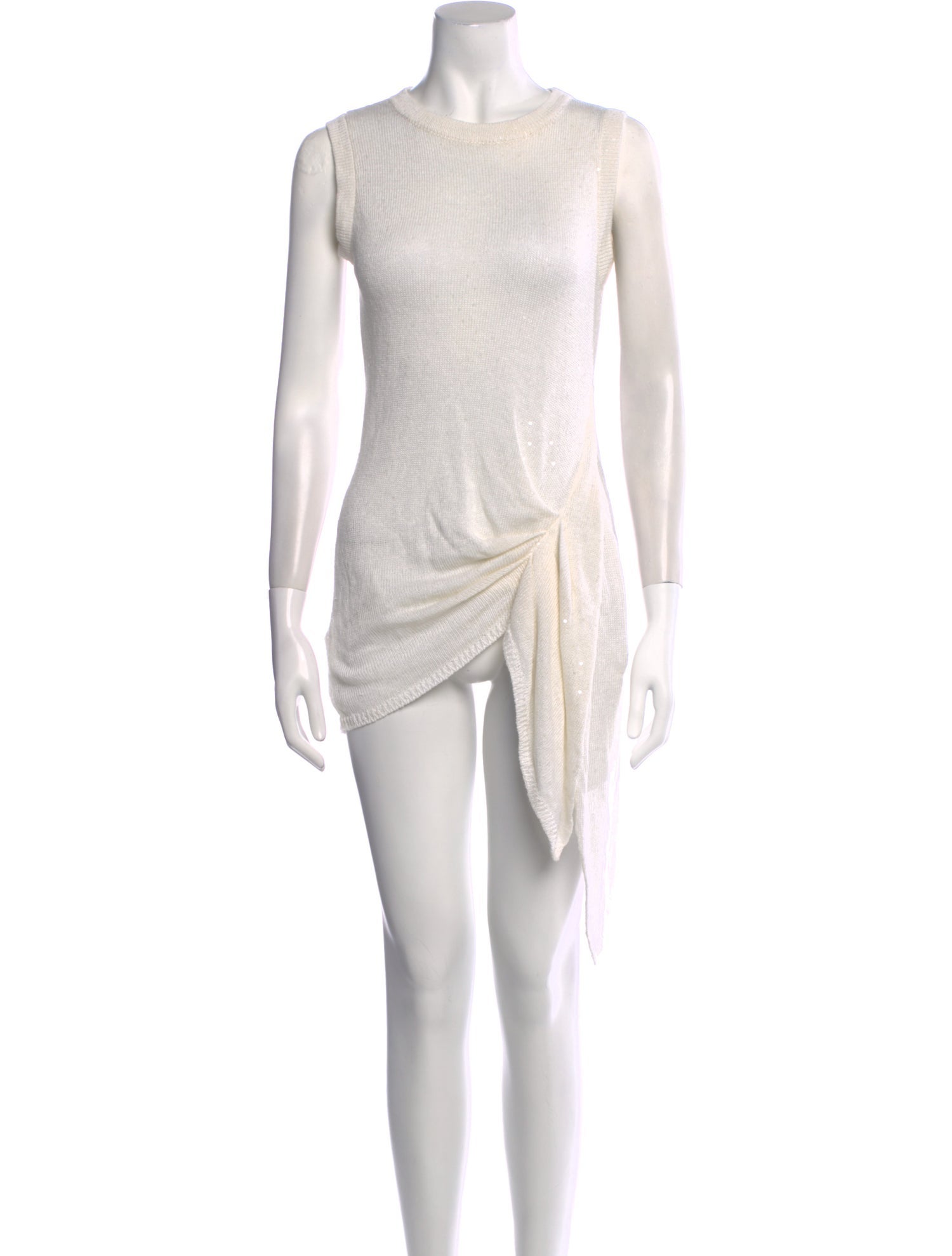 Brunello Cucinelli Linen Mini Dress