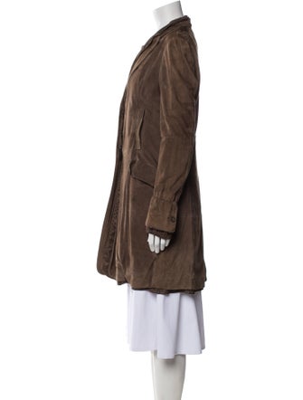 Brunello Cucinelli Leather Coat