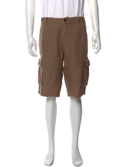 Brunello Cucinelli Linen Cargo Shorts