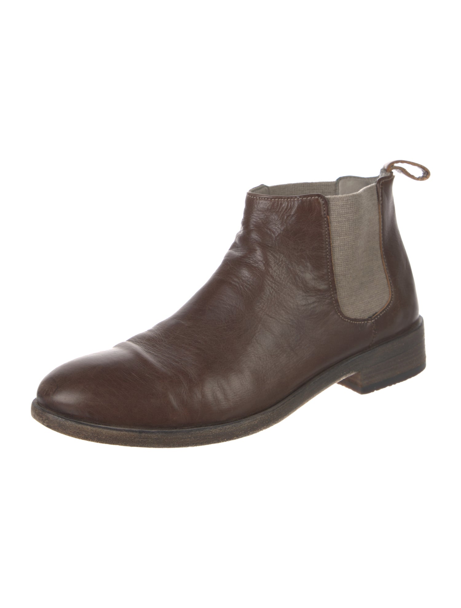 Brunello Cucinelli Leather Chelsea Boots