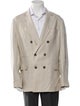 Brunello Cucinelli Linen Peacoat