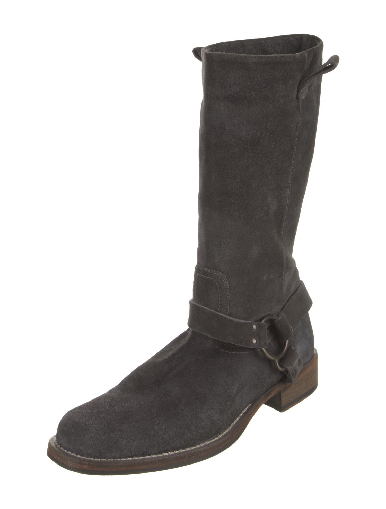 Brunello Cucinelli Suede Moto Boots
