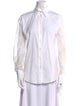 Brunello Cucinelli Long Sleeve Button-Up Top
