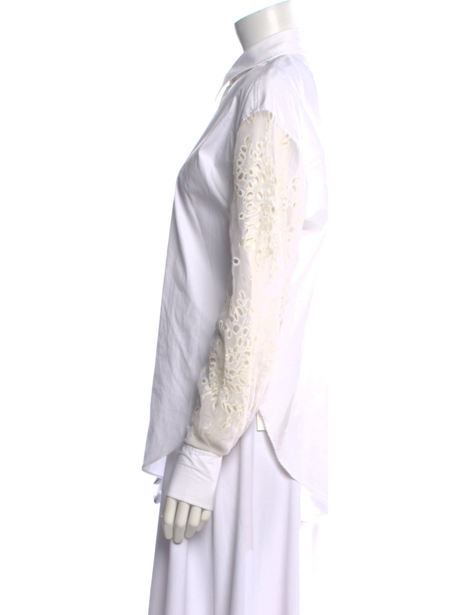 Brunello Cucinelli Long Sleeve Button-Up Top