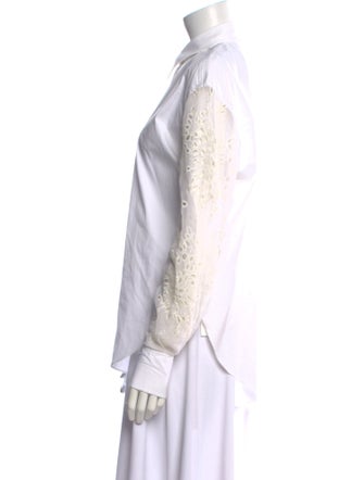 Brunello Cucinelli Long Sleeve Button-Up Top