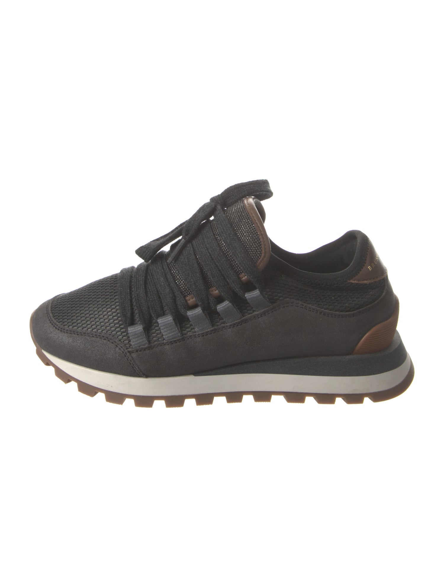 Brunello Cucinelli Monili Suede Sneakers