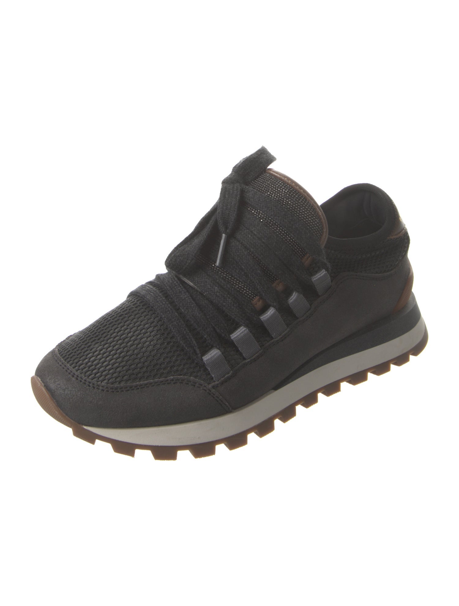 Brunello Cucinelli Monili Suede Sneakers