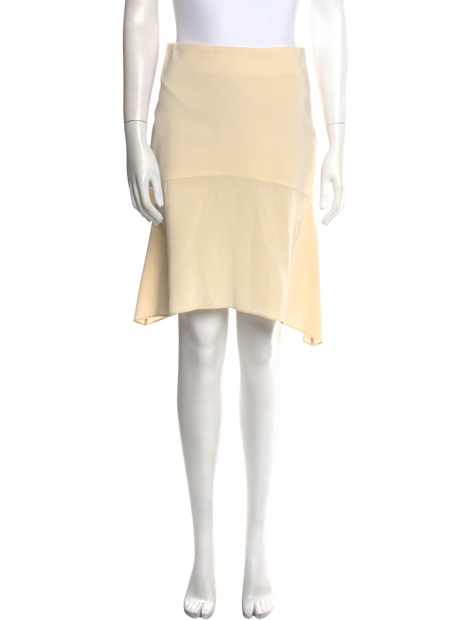 Brunello Cucinelli Silk Knee-Length Skirt