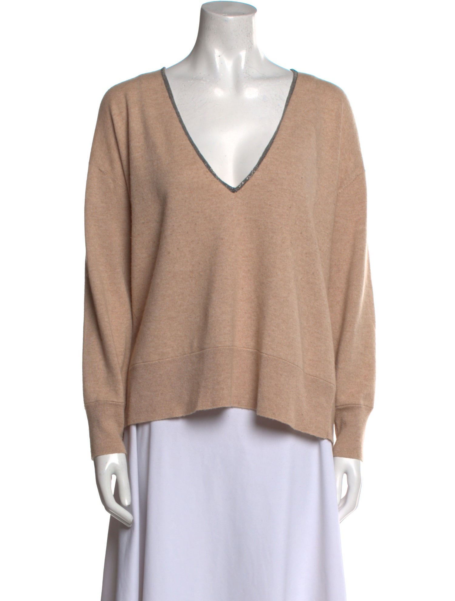 Brunello Cucinelli Cashmere V-Neck Sweater
