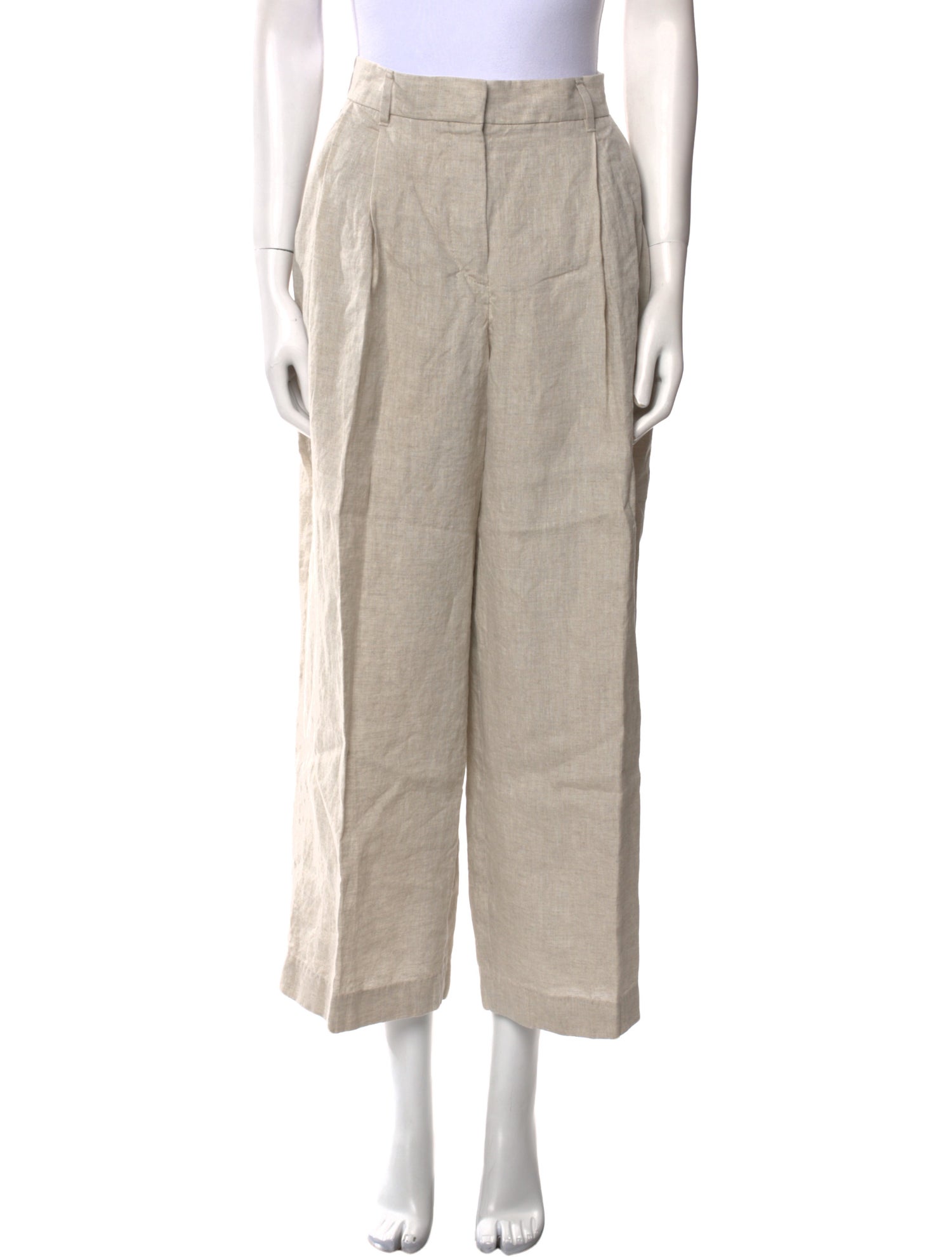 Brunello Cucinelli Linen Wide Leg Pants