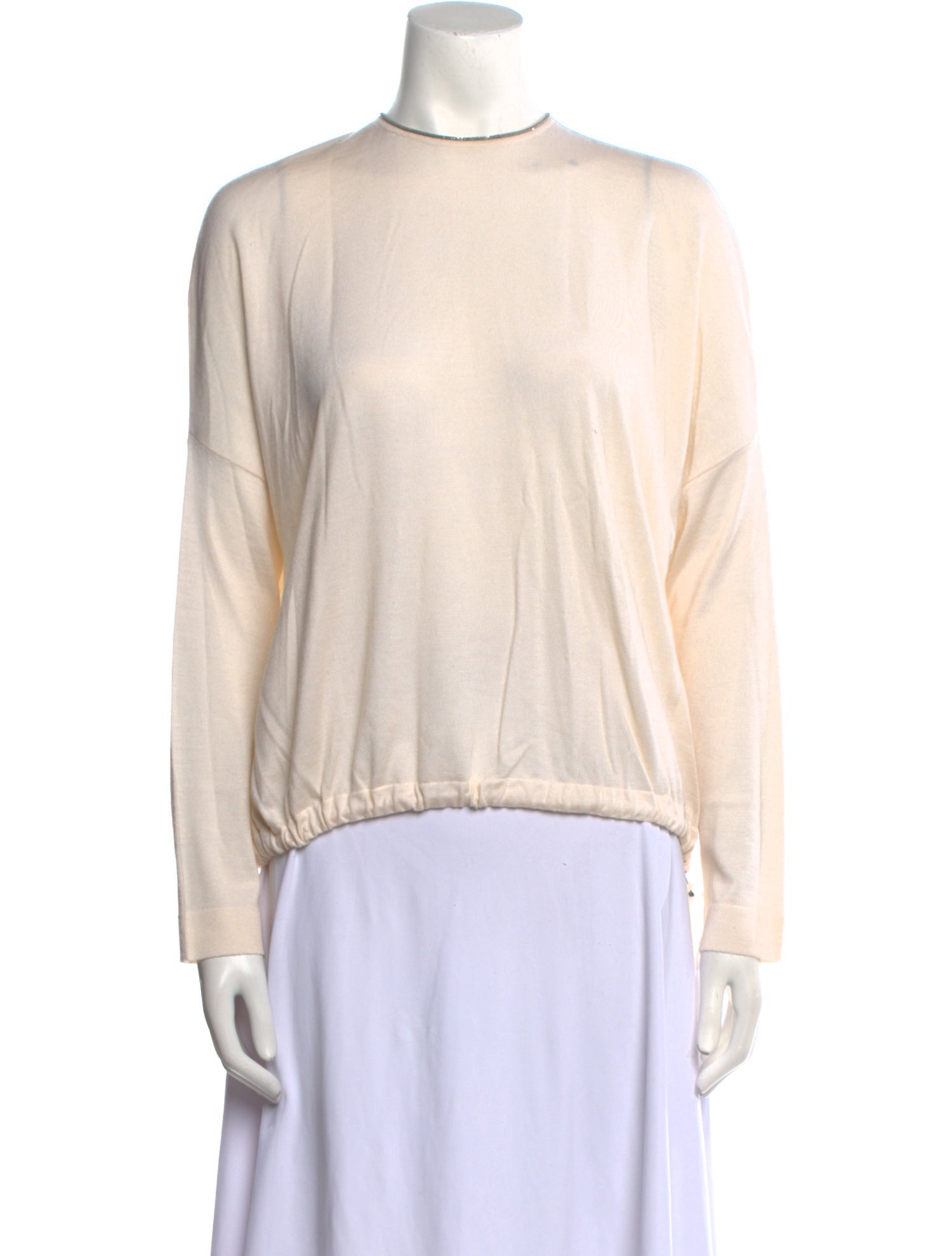 Brunello Cucinelli Cashmere Mock Neck Sweatshirt