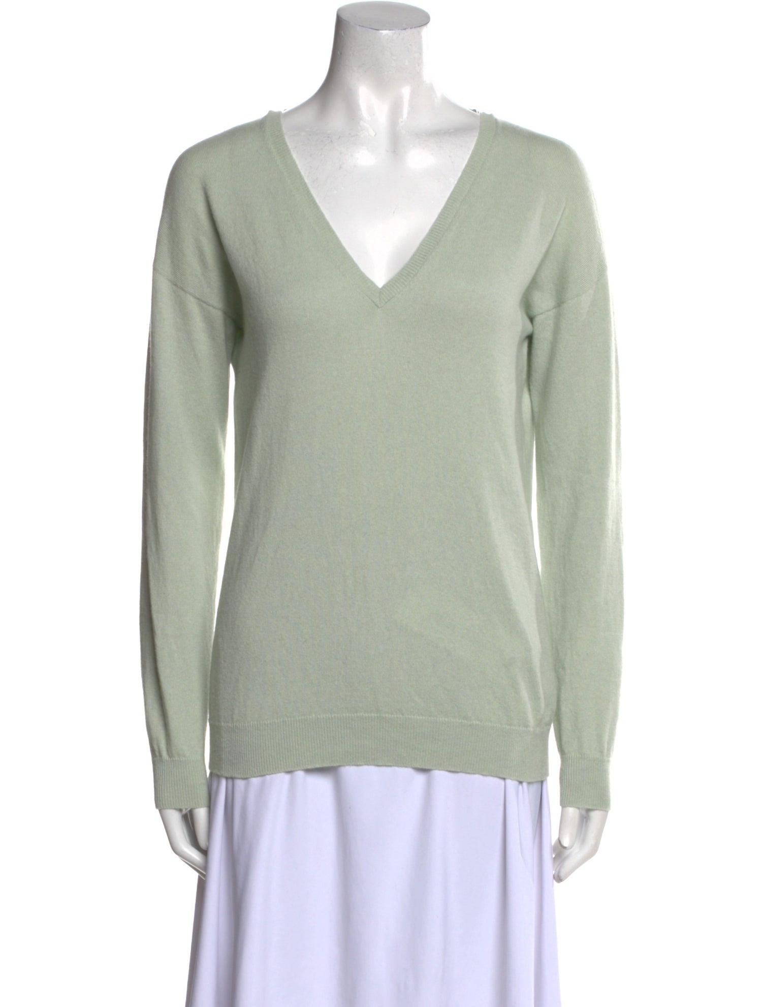 Brunello Cucinelli Cashmere V-Neck Top