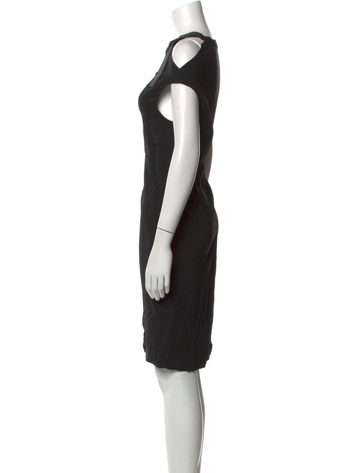 Brunello Cucinelli Crew Neck Knee-Length Dress